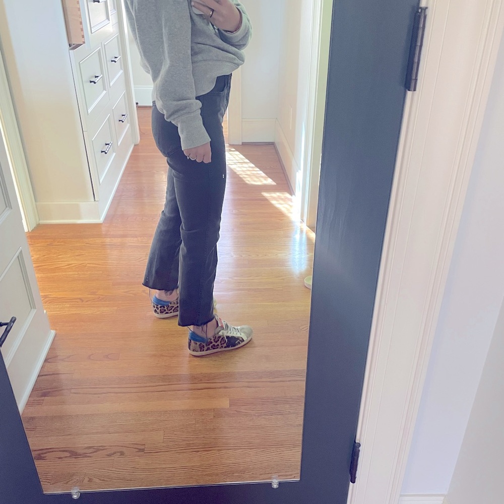 Madewell petite perfect vintage black denim jeans